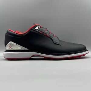 Nike Jordan ADG 5 Golf Shoes Black Fire Red Metallic FQ6642-001 Men’s Size 10